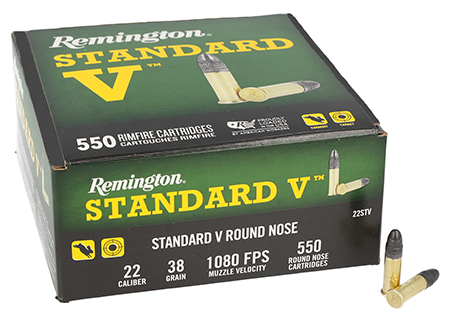 Remington Ammunition R20988   22LR 38gr 550 Per Box/12 Case