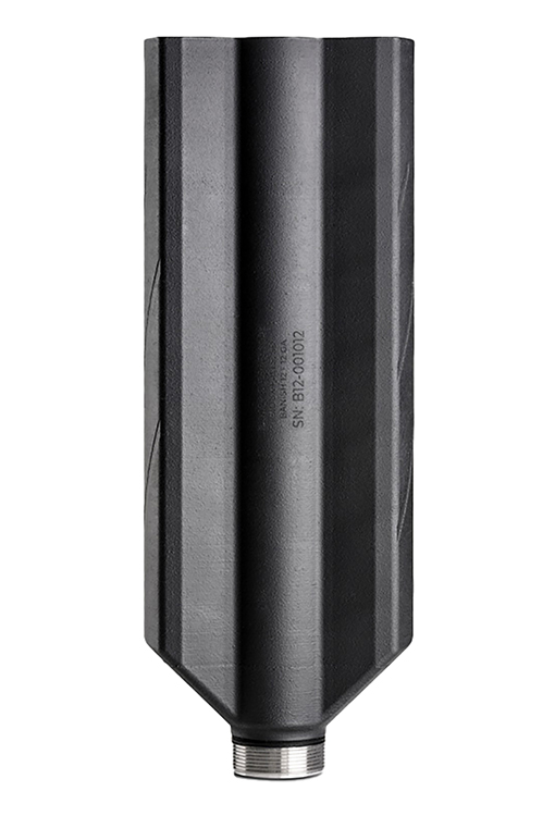Banish(Silencer Central) 100000150064 Banish 12  12 Gauge Fits 8.55" Long Titanium Cerakote Black