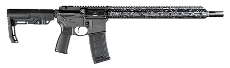 Christensen Arms 8010904100 CA5five6  223 Wylde 16" Carbon Fiber Wrap Threaded Barrel, Black Cerakote Aluminum Receiver w/Picatinny Rail, M-LOK Handguard, MFT Minimalist Black