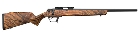 Retay USA ASD22-SWAL-16 Asend Hunter 22 LR 10+1 16" Black Heavy Barrel, Black Chrome Receiver w/Picatinny Rail, Turkish Walnut Fixed Stock