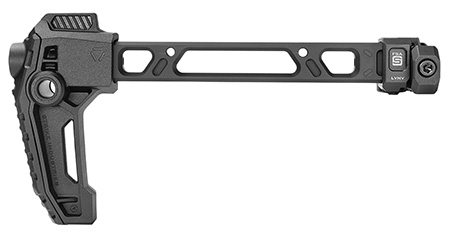 Strike Industries FSASSTOCK FSA Single Folder Black Steel Picatinny Rail Mount