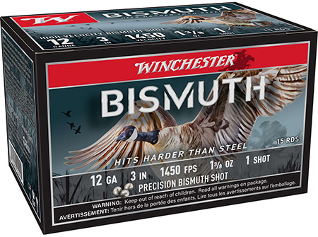 Winchester Ammo SWB1231XV   12Gauge 3" 1 3/8oz 1Shot 15 Per Box/10 Case