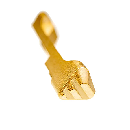 Tyrant CNC TDP320EGOLD  Extended Magazine Release Sig P320 Gold Steel