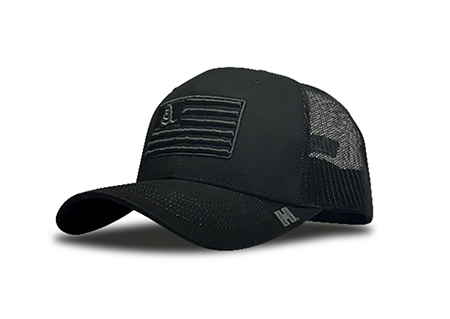 Hornady Gear 33290 Trucker  Black Gadsden Flag