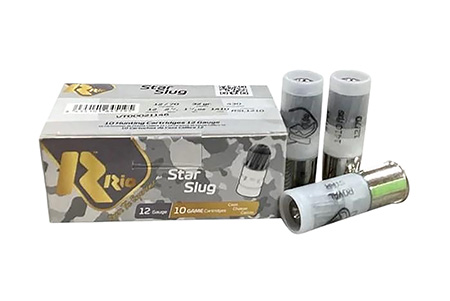 Rio Ammunition RSL1210   12Gauge 2.75" Slug Shot 10 Per Box/25 Case