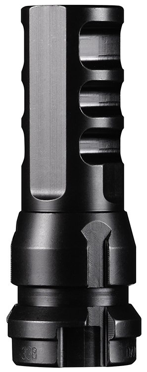 Dead Air DA104 KeyMo Muzzle Brake Black Nitride 4140 HT Alloy Steel M18X1 Threads 338 Cal