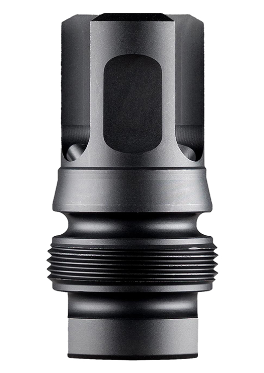 Dead Air DA130 Xeno 3-Prong Flash Hider Black Nitride 4140 HT Alloy Steel 5/8"x24 Threads 1.96" OAL 9mm
