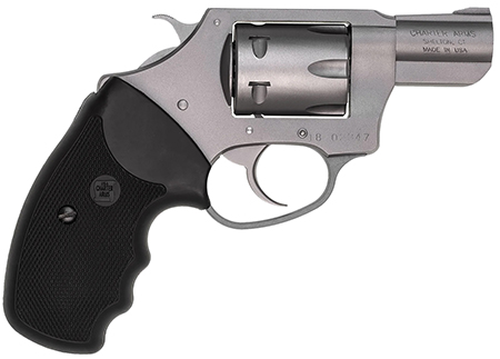 Charter Arms 72324 Pathfinder  Small 22 WMR, 8 Shot 2" Stainless Steel Barrel   &  Cylinder, Anodized Aluminum Frame w/Black Finger Grooved Rubber Grip, Exposed Hammer