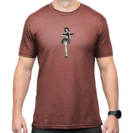Magpul MAG1117-613  Hula Girl Redrock Heather Cotton/Polyester Short Sleeve 2XL