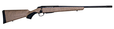 Tikka JRTXRT37124 T3x Roughtech 7mm PRC 3+1 24.30" Black Fluted Threaded Barrel, Black Steel Drilled  &  Tapped Receiver, Tan Roughtech Synthetic Stock, Right Hand