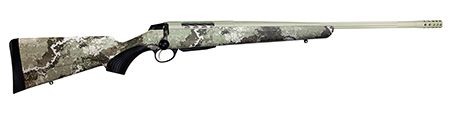 Tikka JRTXVA37124 T3x Lite 7mm PRC 3+1 24.40" Desert Verde Cerakote Fluted Threaded Barrel  &  Drilled  &  Tapped Receiver, Veil Alpine Fixed Synthetic Stock, Right Hand