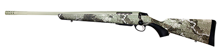 Tikka JRTXVA47124 T3x Lite 7mm PRC 3+1 24.40" Desert Verde Cerakote Fluted Threaded Barrel  &  Drilled  &  Tapped Receiver, Veil Alpine Fixed Synthetic Stock, Left Hand