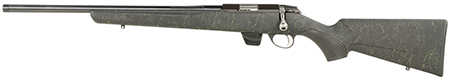 Tikka JRT1XRT409 T1X Roughtech 17 HMR 10+1 20" Blued Threaded Barrel, Blued Drilled  &  Tapped Receiver, Emerald Roughtech Synthetic Stock, Left Hand