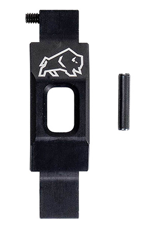 Tapco TAP22064  Trigger Guard Straight Black Aluminum For AR-15