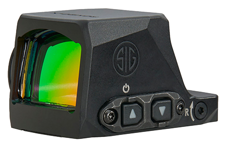 Sig Sauer Electro-Optics SORX1470 Romeo-X Enclosed Compact Black 1x24mm Illuminated Green Circle w/Dot Reticle RX Footprint Mount