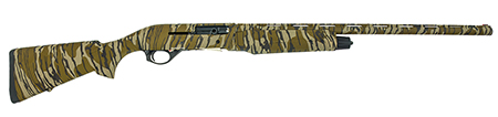SDS Imports 21000195 S2  Full Size 20 Gauge Semi-Auto 3" 3+1 28" Overall Mossy Oak Bottomland Vent Rib Barrel, Drilled  &  Tapped Receiver, Fixed Synthetic Stock