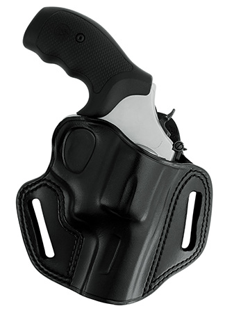 Galco CM192B Combat Master Belt Holster OWB Black Steerhide Fits S&W L Frame M686 3" Right Hand
