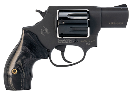 Taurus 2-85623 856  Small 38 Special +P 6 Shot 2" Black Stainless Steel Barrel, Cylinder  &  Frame, Transfer Bar Safety, Exposed Hammer