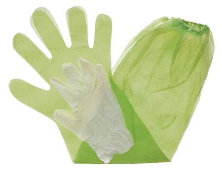 HME GCG4 Game Cleaning  Green Shoulder Length/Form Fitting OSFA 4 Per Package