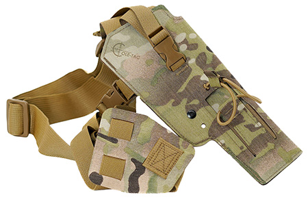 Cole-tac VW113 Varmint Wrangler Pistol Holder Multi-Cam Right Hand