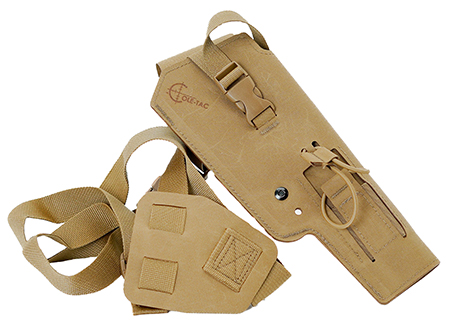 Cole-tac VW212 Varmint Wrangler Pistol Holder Coyote Brown Left Hand