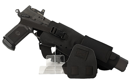 Cole-tac VWX101 Varmint Wrangler XL Pistol Holder Chest Black Right Hand