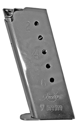 Kimber Mfg, Inc 1200037A   6rd Flush Fit 9mm Luger Silver Stainless Steel