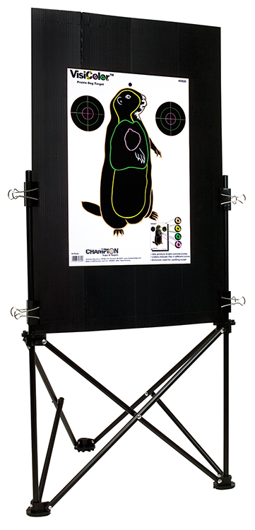 Champion Targets 40884 Folding Stand w/Case Black Steel 19.50" W x 28.50" H x 16" D