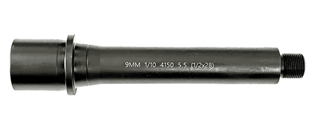 L & S LS9MM55-28 5.5 AR9 NITRIDE BRL 1/2X28