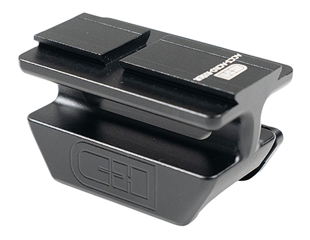 C & H Precision RISERACROXL   Picatinny Mount Black Steel Compatible w/ Aimpoint ACRO