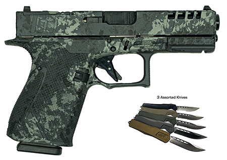 GLFA GL19 LGRY-BUNDLE STRIKER 9MM 4IN   LICHEN-GRY