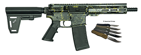 GLFA GL15 LBLK-PISTOL BUNDLE 7.5 BRACE  LICHEN-BLK