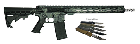 GLFA GL15 LGRY-RIFLE  BUNDLE 223 RIFLE  LICHEN-GRY
