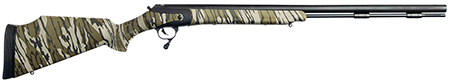 Thompson Center Arms Llc 2275R Triumph Muzzleloader 50 Cal Black Nitride Barrel  &  Receiver, Fixed FlexTech Mossy Oak Bottomland Synthetic Stock