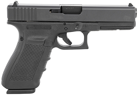 Glock UG2050703 G20 Gen4 Full Size 10mm Auto 15+1, 4.61" Black Steel Barrel, Matte Black Serrated Steel Slide, Black Polymer Frame w/Picatinny Rail, Black Finger Grooved Grip, Ambidextrous, USA Made