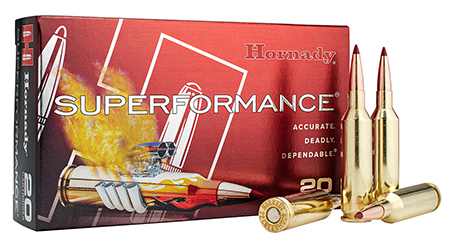Hornady 83413 Superformance  22Creedmoor 65gr CX 20 Per Box/10 Case