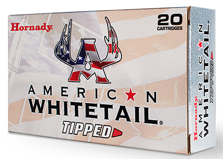 Hornady 81509 American Whitetail  6.5Creedmoor 129gr 20 Per Box/10 Case