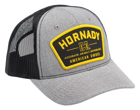 Hornady 99236 Hornady Cap  Gray/Black Structured