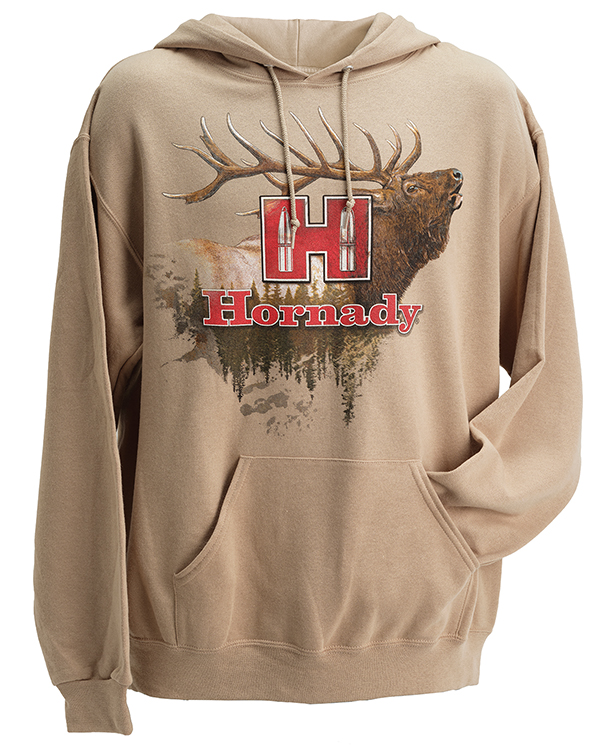Hornady 99612XXXL Elk  3XL Tan/Khaki Hoodie Poly-Cotton