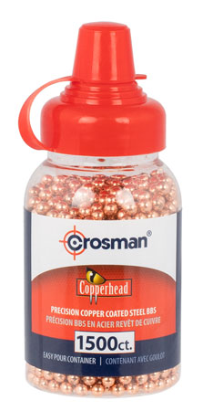 Crosman 0737 Copperhead  177 Copper-Coated Steel 1500/Bottle
