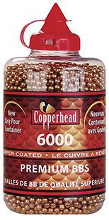 Crosman 0767 Copperhead  177 Copper-Coated Steel 6000/Bottle