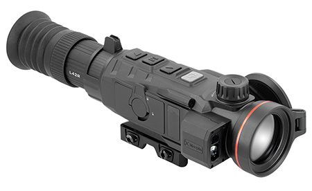 Nocpix RICO2L42R RIco 2 L48R LRF Thermal Weapon Sight Black 4x42mm Multi- 1 DIY/1 Dynamic/6 Static Reticle, 384x288, 12 Microns, 60 Hz Resolution, Zoom Digital 4x