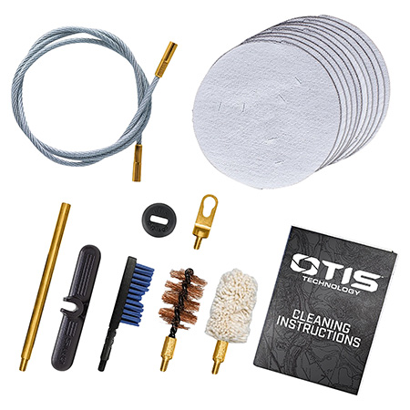 Otis FG70112 Patriot Cleaning Kit 12 Gauge  &  10 Gauge Shotgun/15 Pieces Yellow Plastic Box Case