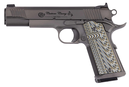 Colt Mfg O1080CS Custom Carry  45 ACP 7+1 5" National Match Barrel, Steel Frame w/Picatinny Rail