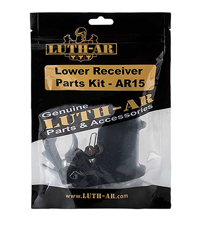Luth-ar LRPK-1 Lower Receiver Parts Kit AR-15 .223 Rem/5.56 NATO Black