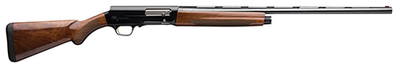 Browning 0119016005 A5 Lightning 20 Gauge Semi-Auto 3" 4- 2.75" Shells 26" High Gloss Vent Rib Barrel, Black Anodized Aluminum Alloy Receiver, Fixed Turkish Walnut Stock