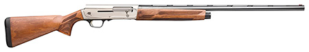 Browning 0119033005 A5 Upland 12 Gauge Semi-Auto 3" 3- 2.75" Shells 26" Gloss Blued Vent Rib Barrel, Brushed Nickel Aluminum Alloy Receiver, Fixed Turkish Walnut Stock, Invector-DS Flush Chokes
