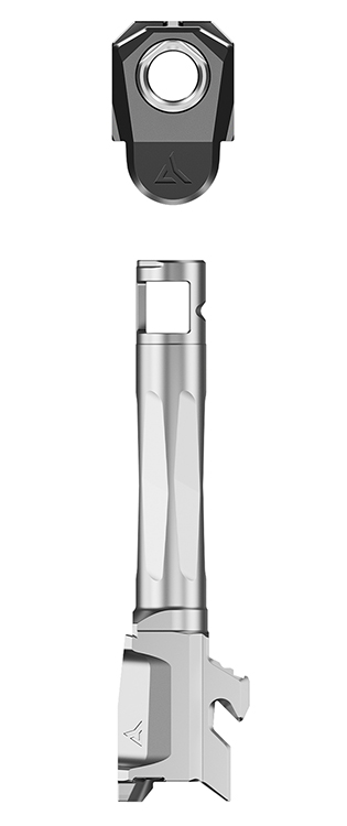 Radian Weapons R0943 Ramjet  &  Afterburner Combo Gray PVD Stainless Steel Fits Glock 26 G5