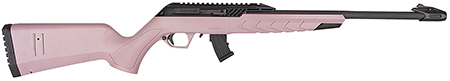 Derya Firearms TM22.STAN.PINK.18 TM22 Standard Full Size 22 LR 10+1 18" Black Target Barrel, Black Anodized Aluminum Receiver w/Picatinny Rail, Pink Adjustable Polymer Stock