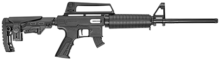 Derya Firearms TM22.FEAT.18 TM22 Feather 22 LR 10+1 18" Black Threaded Barrel, Black Anodized Aluminum Receiver w/Picatinny Rail, Black Adjustable Polymer Stock, Black Polymer Grip